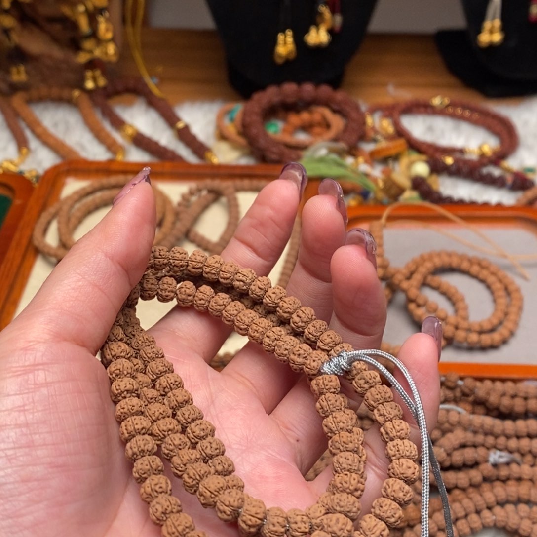 金刚菩提吊坠感***.定制老树王108卡8