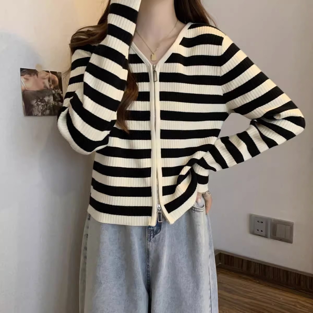 （一号链接）  编号101-168  2025新款针织衫修身上衣