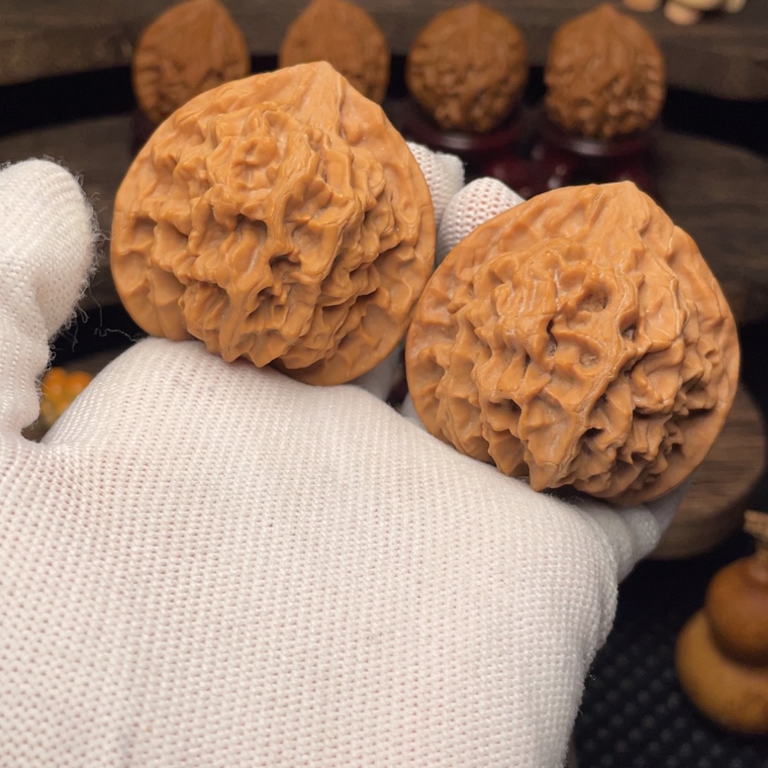 把件文玩核桃秦岭帝王官帽46