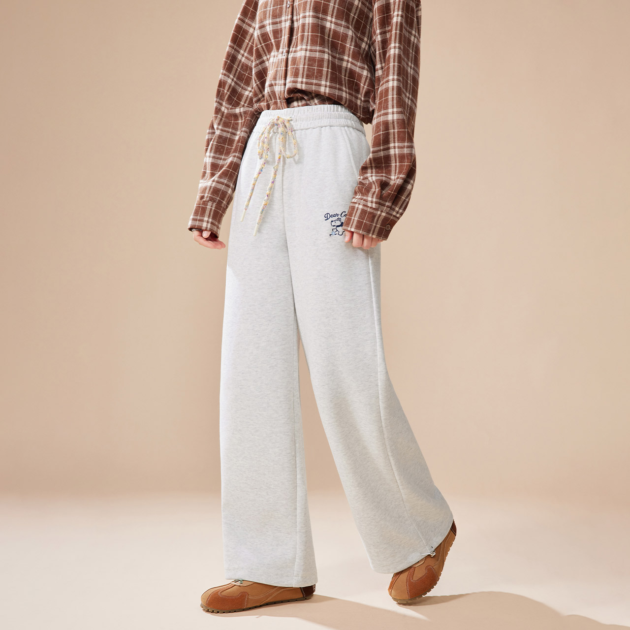 IEF/爱依服裤子2025秋冬新款美式简约时尚休闲运动风百搭哈伦裤