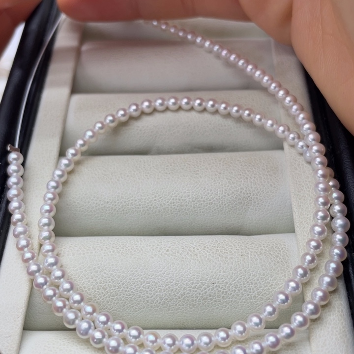 淡水珍珠项链银S925镶嵌