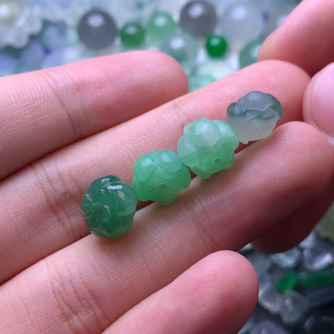 未镶嵌定制翡翠珠子