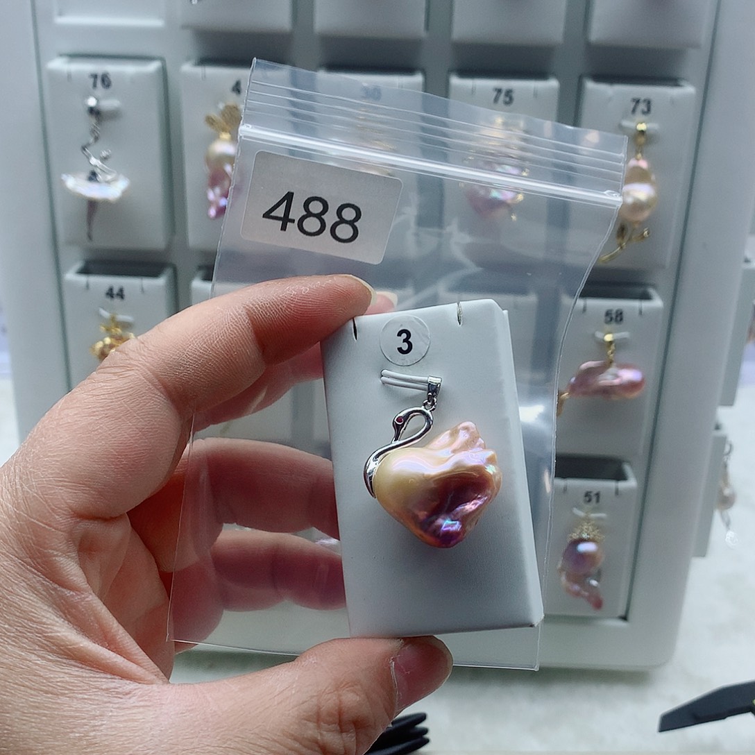 吊坠(不含链)合金淡水珍珠