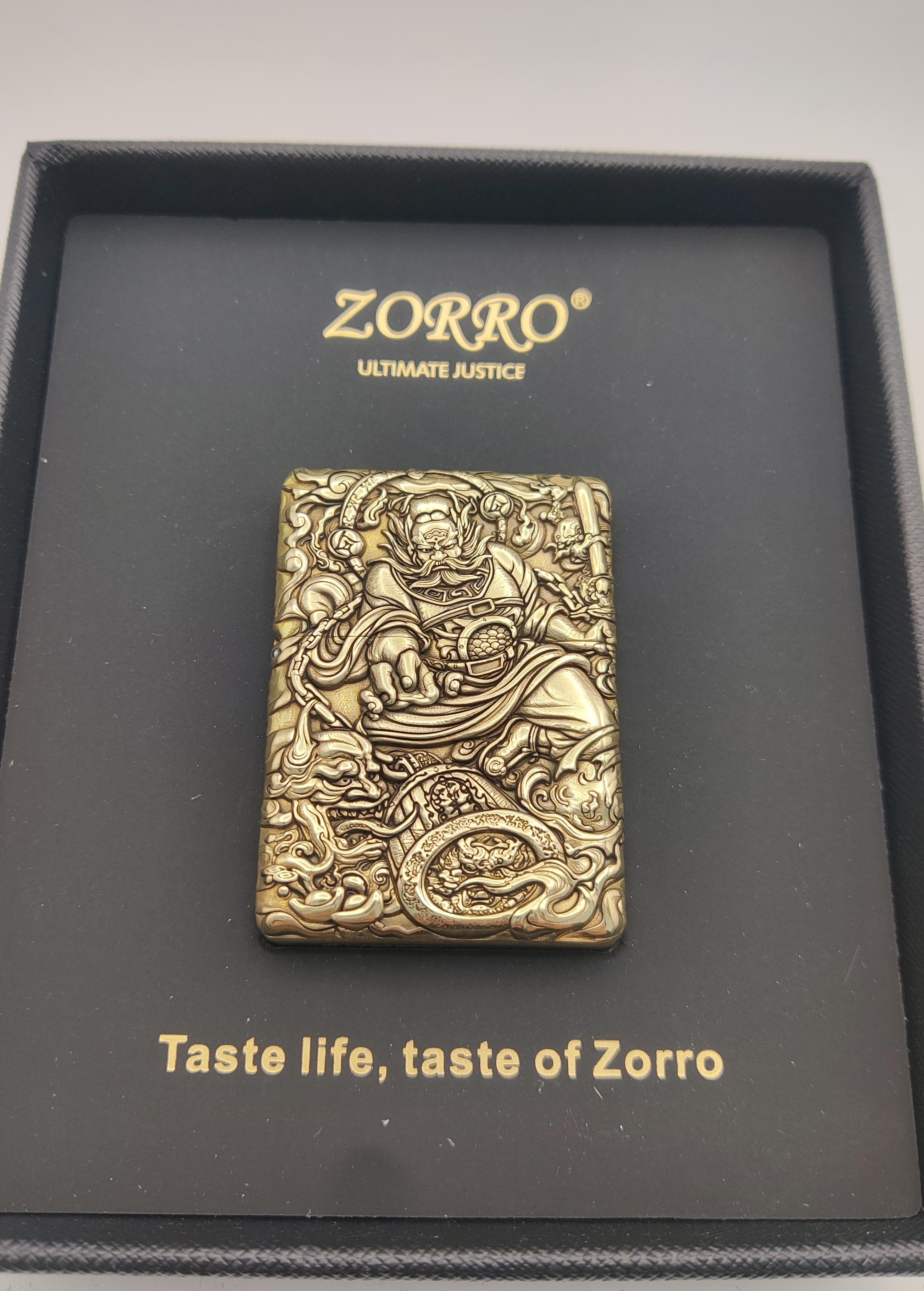 912S大重甲钟馗新款创意3D浮雕防风复古打火机个性礼品