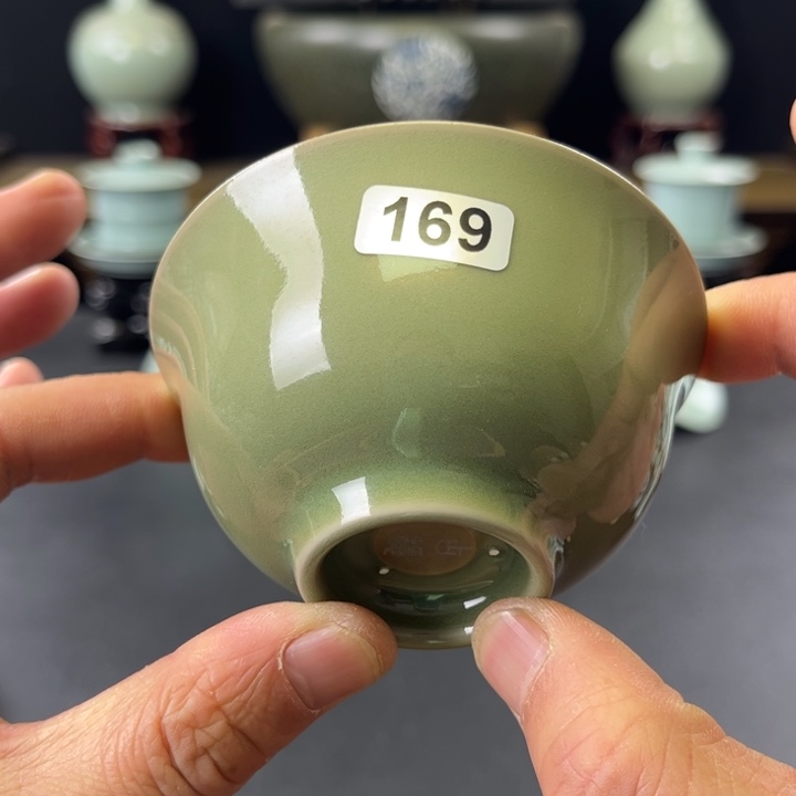 杯仿古釉汝官窑压手杯169号