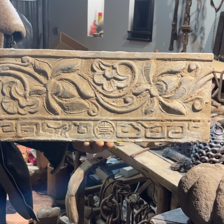 香***辣陶瓷砖雕摆件古朴典雅大气