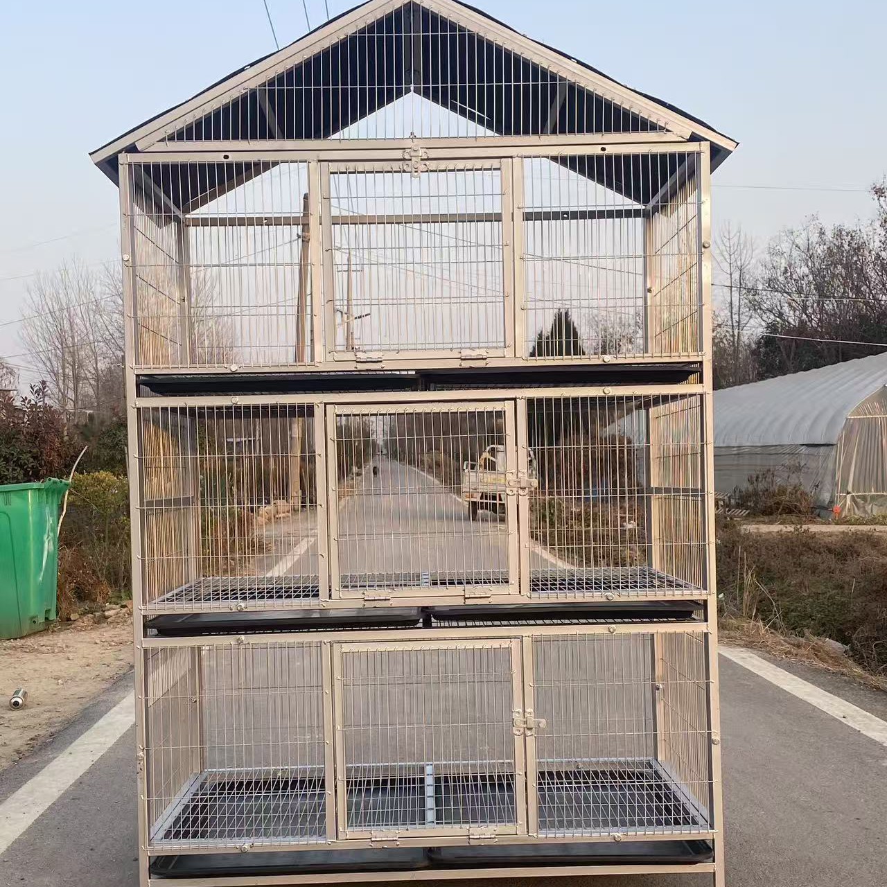多层繁殖鸽子笼信鸽配对防老鼠黄鼠狼适用于室内外