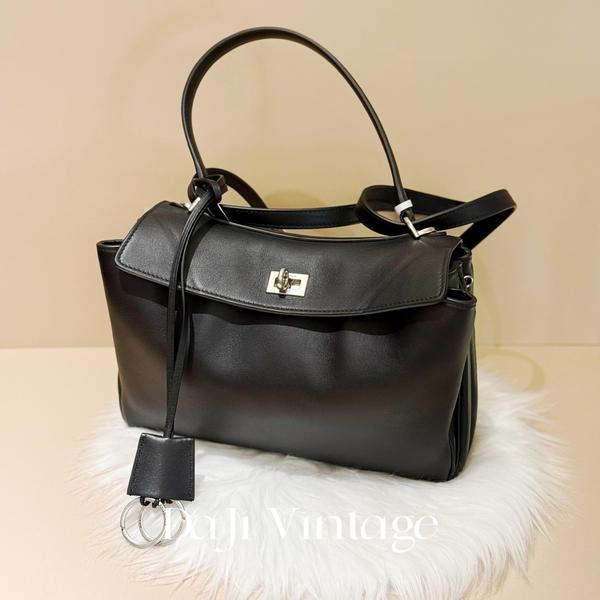 大吉中古/Balenciga巴黎世家黑银rodeo小号单肩包