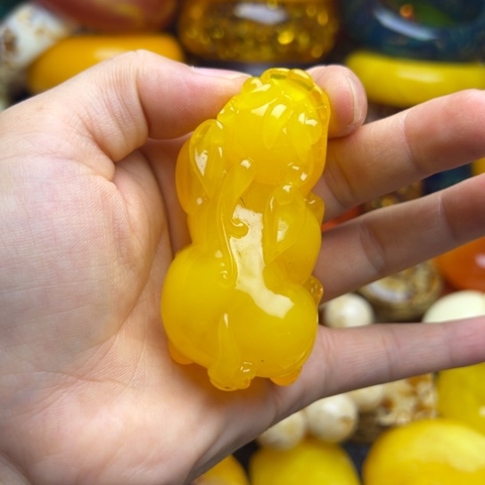 未镶嵌琥珀手链蜜蜡