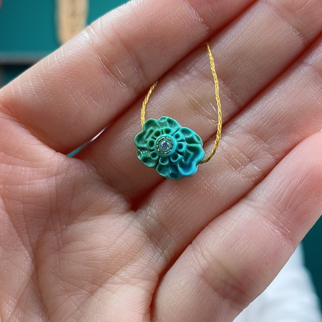 绿松石珠宝奇石未镶嵌