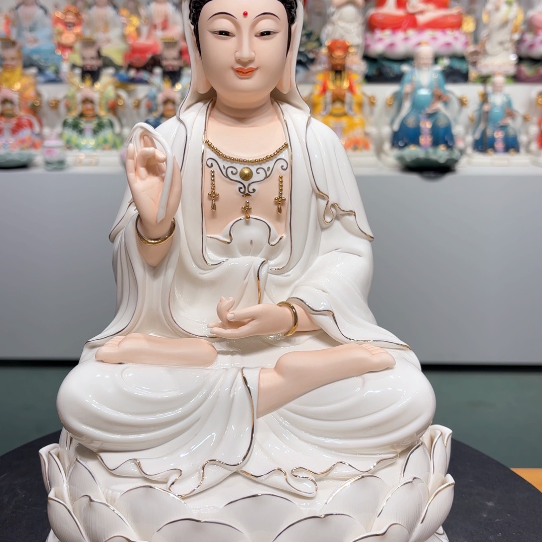 【闪购商品】摆件瓷摆件观音14吋