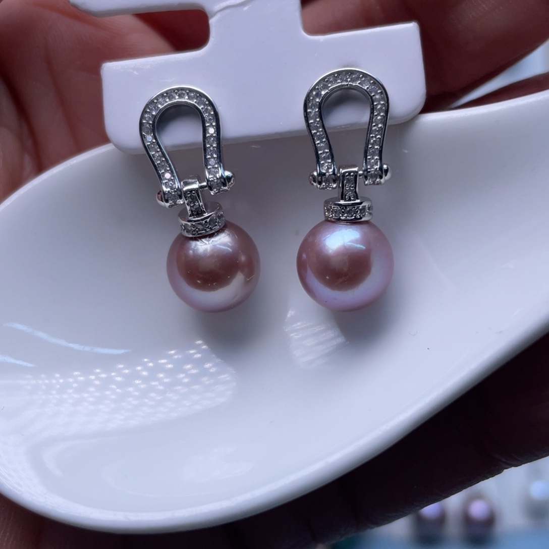 未镶嵌耳饰淡水珍珠