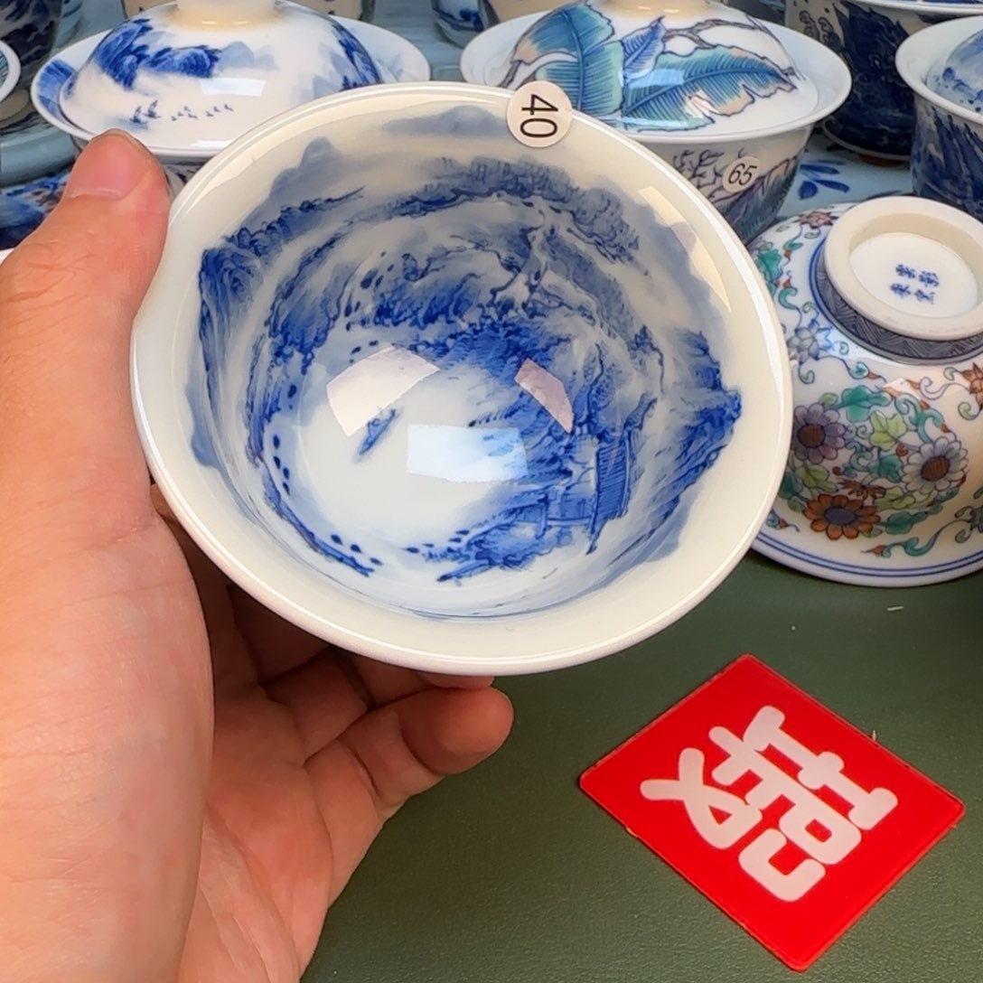 彦祖纯手工手绘茶具40