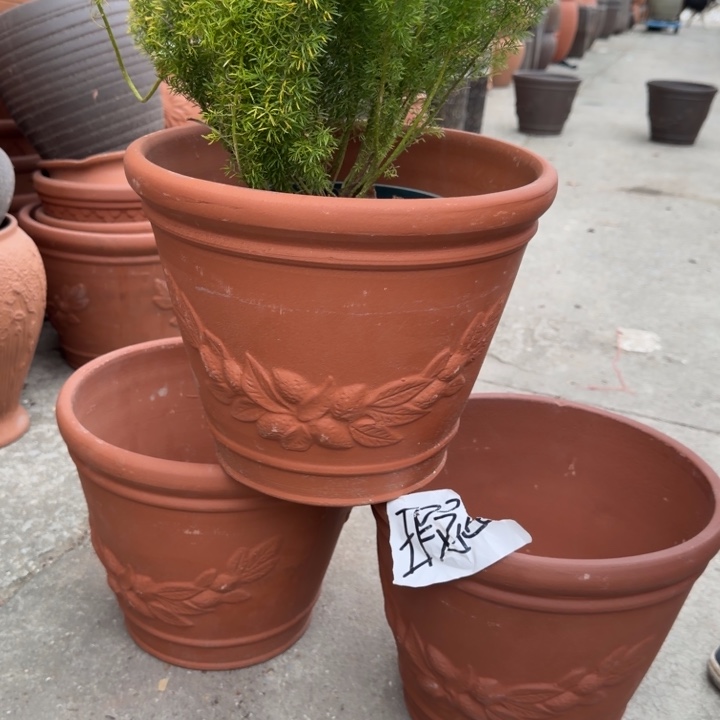 花盆紫砂口30高25宜兴紫砂瑕疵粗糙花泥