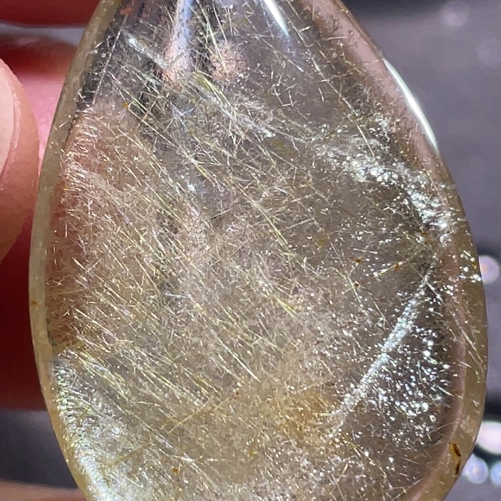 蝉***发晶颈饰未镶嵌钛