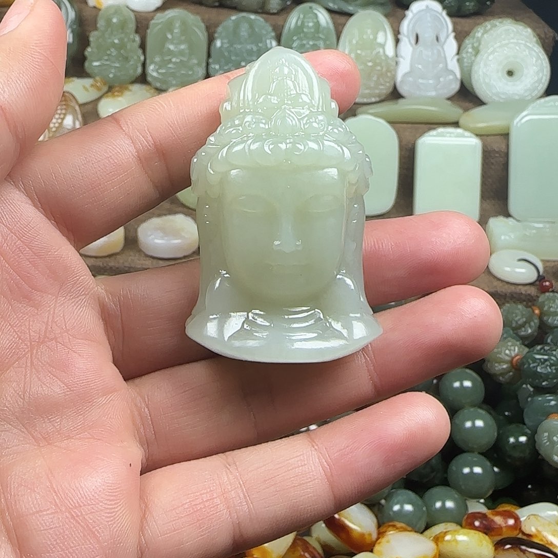 和田玉吊坠(不含链)未镶嵌