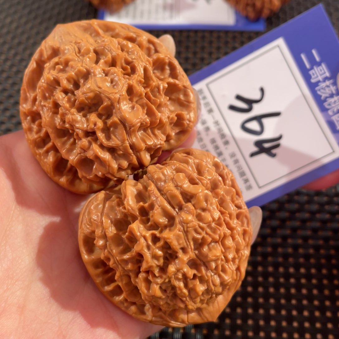 文玩核桃把件364号48尺官帽