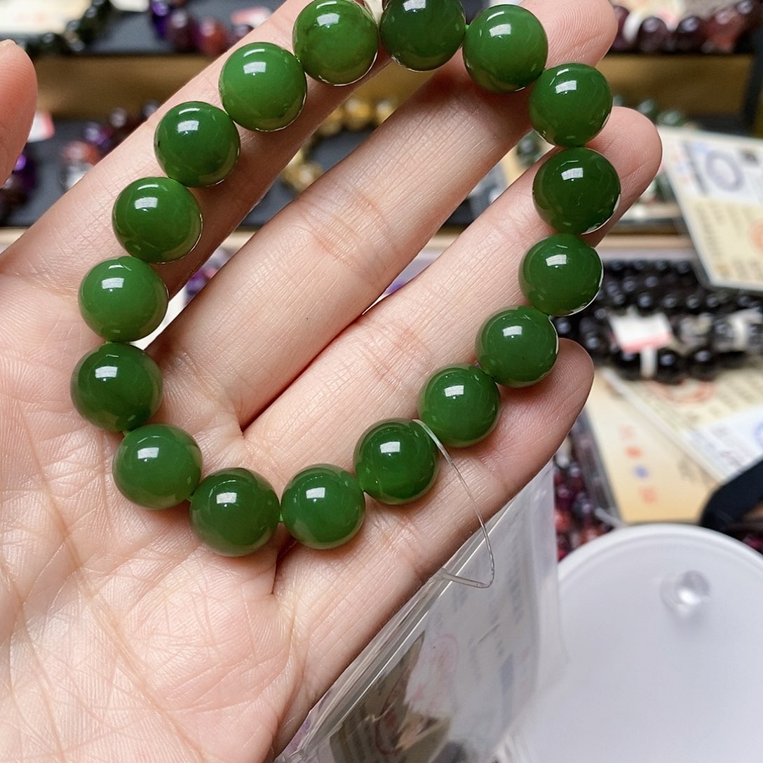 未镶嵌手链绿色碧玺