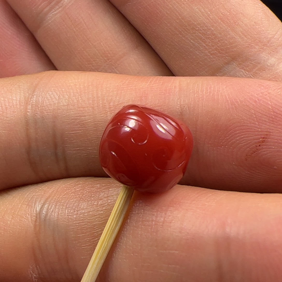 未镶嵌老型珠南红玛瑙