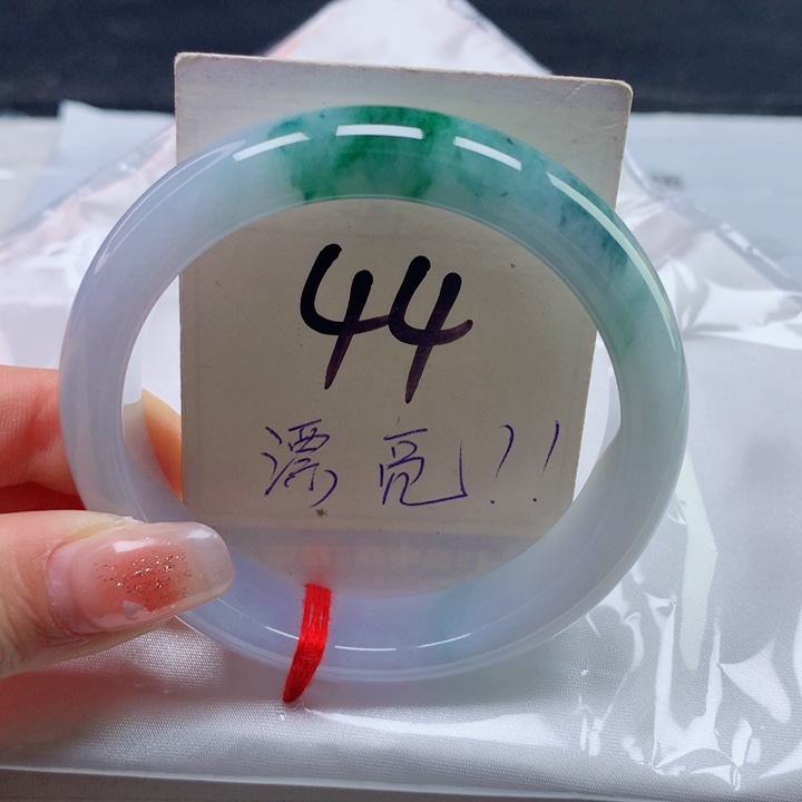 翡翠手镯未镶嵌缅甸天然a货翡翠56