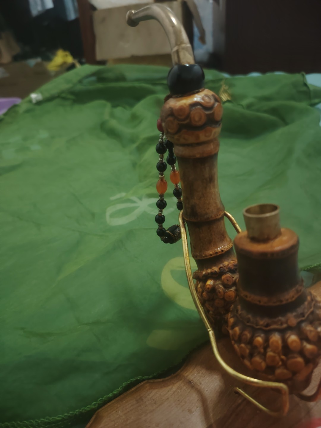 贵州原生态竹根手把件实物为准