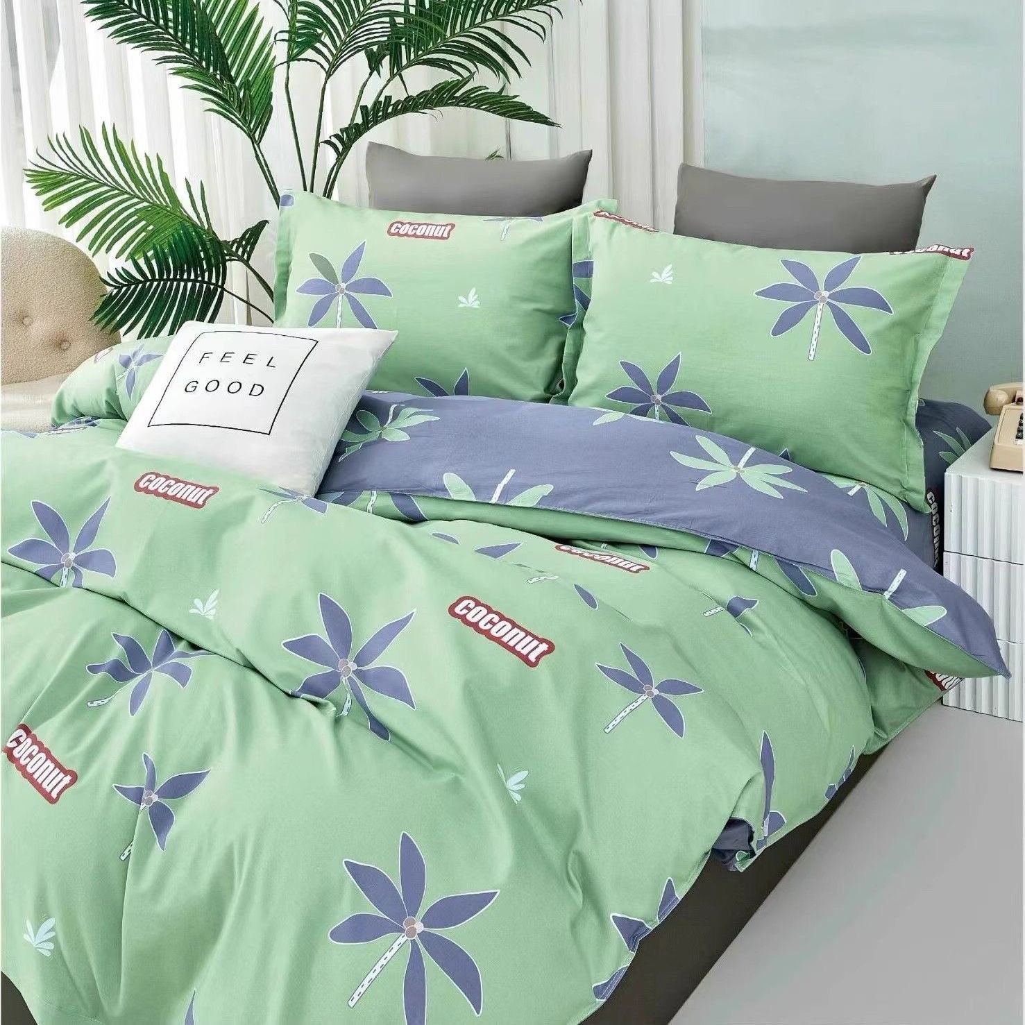 单人被套 1.6米*2.1米 新款斜纹棉高支高密舒适贴身透气【海南】