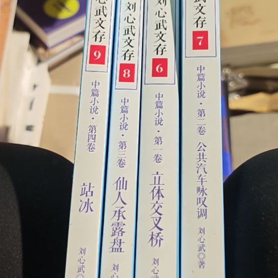 刘心武中篇小说（四本一套）