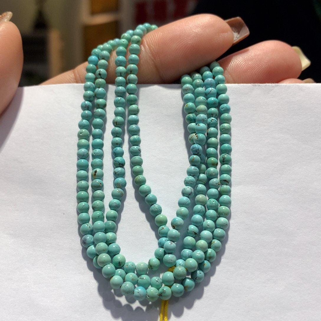 未镶嵌绿松石长链