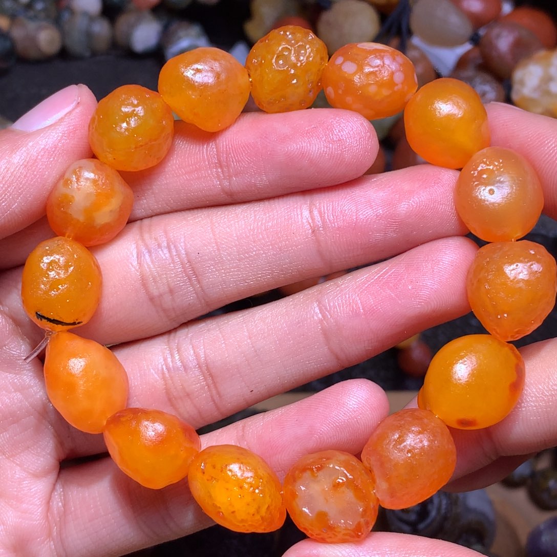 未镶嵌玛瑙/玉髓珠宝半成品