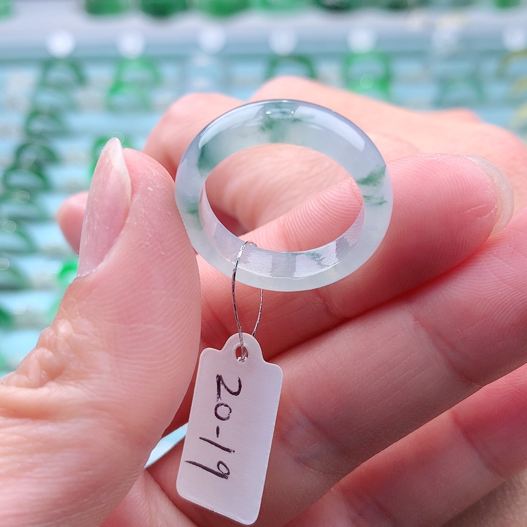 翡翠戒指未镶嵌K***U缅甸翡翠A货