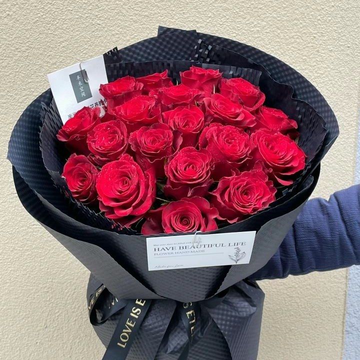 【最浪漫的事】19枝红玫瑰花束59