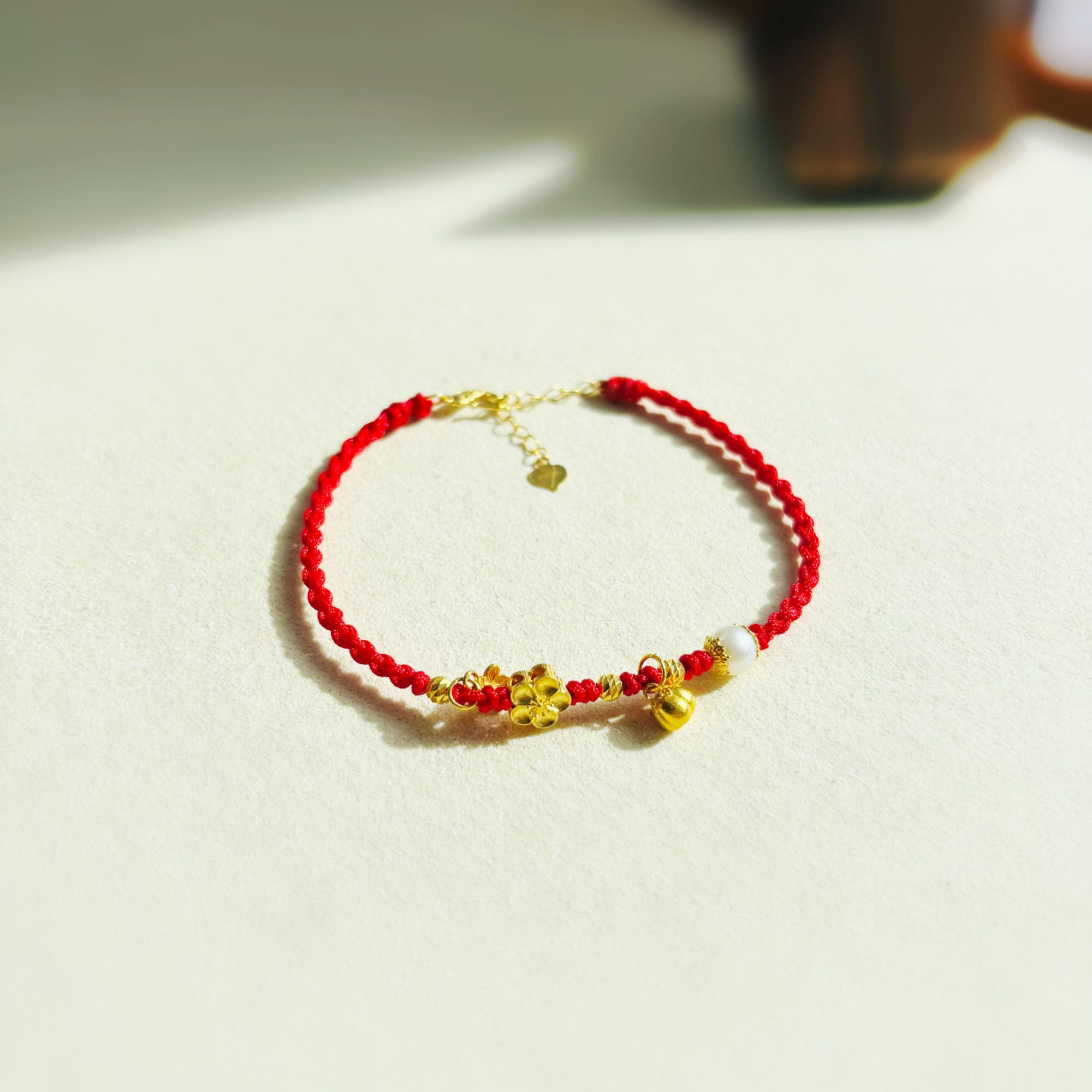 18K金红绳手串PYZB-SC-001