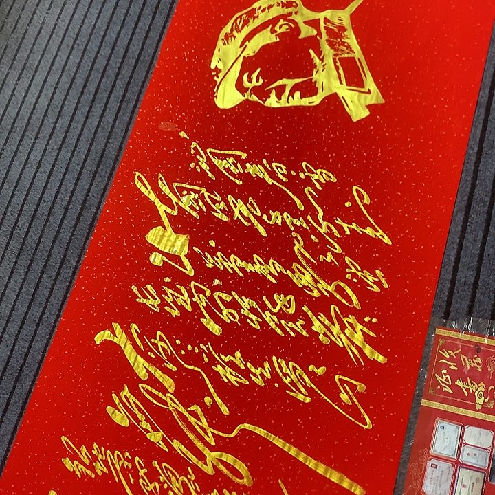 书法冯伟老师红头像雪