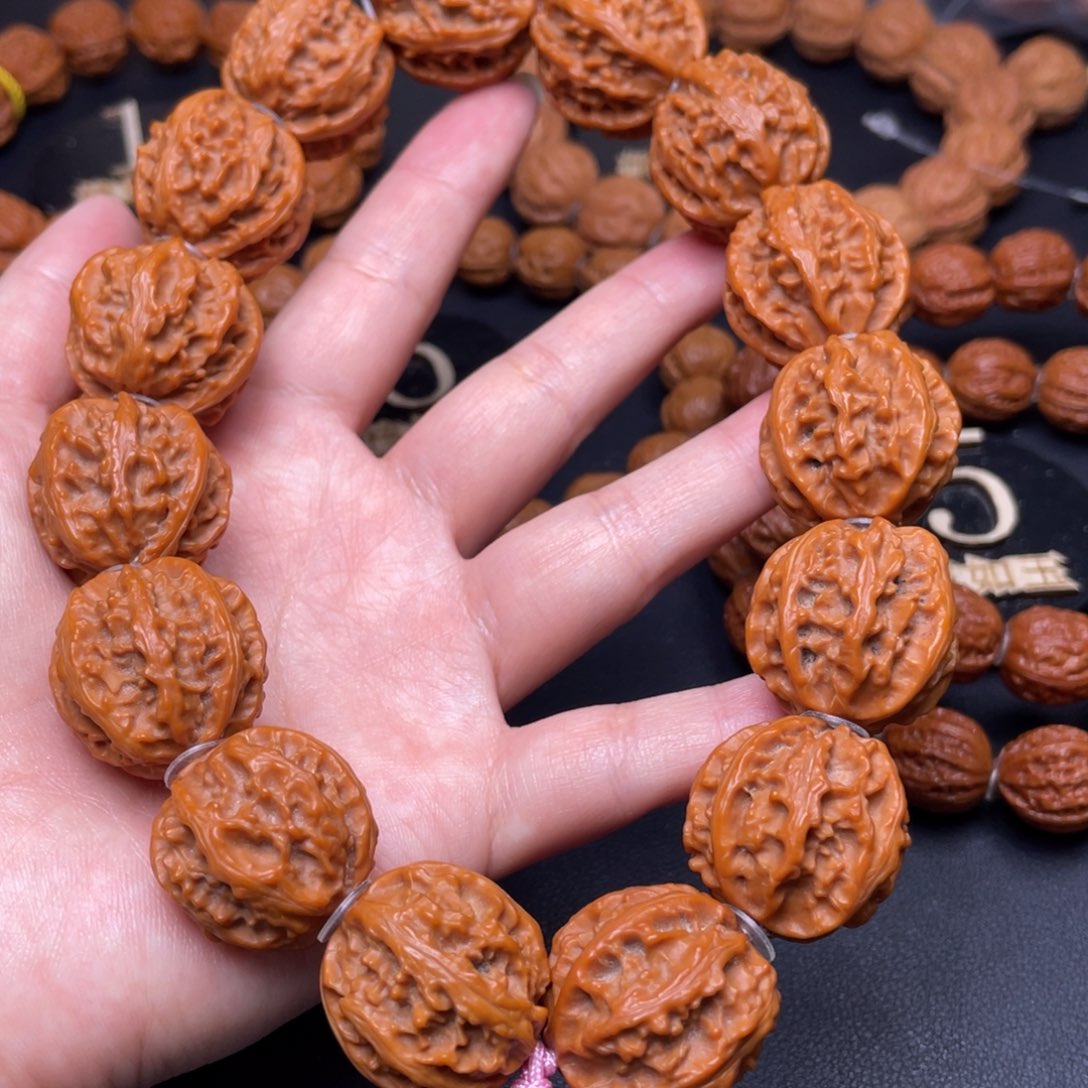 文玩核桃手串麒麟八棱手持