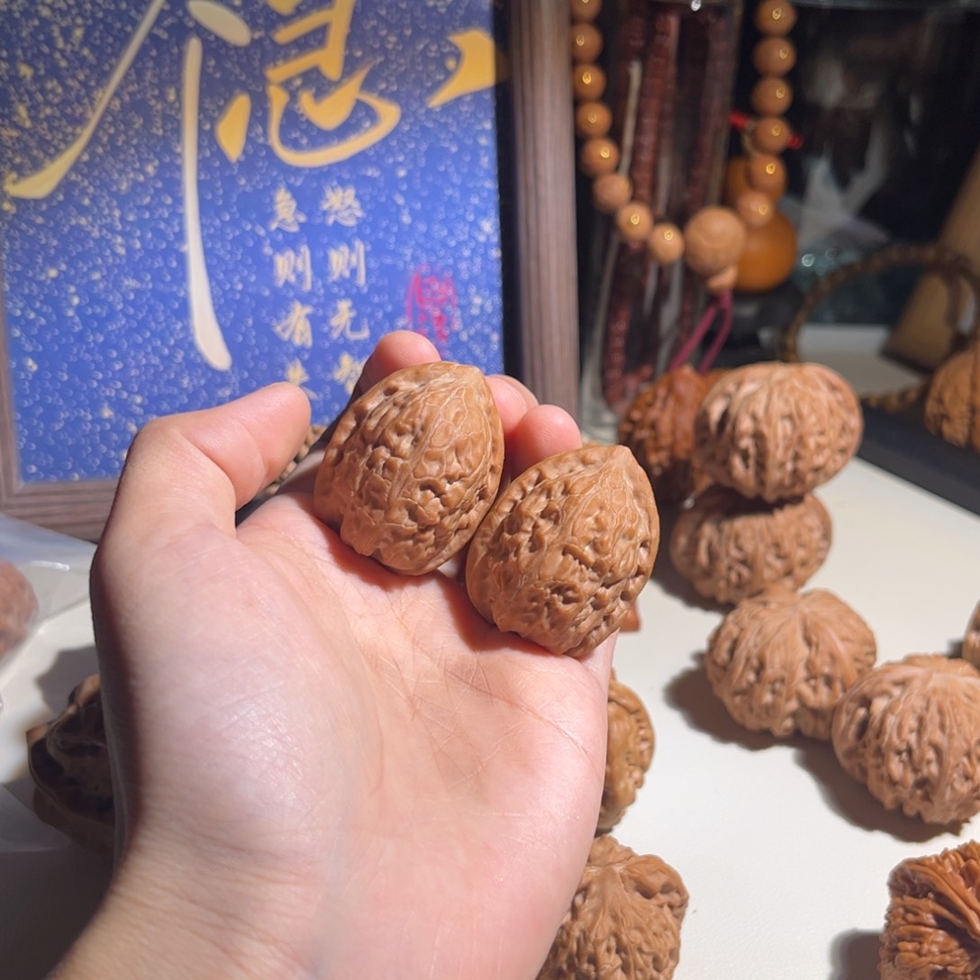 把件文玩核桃34平谷舍利