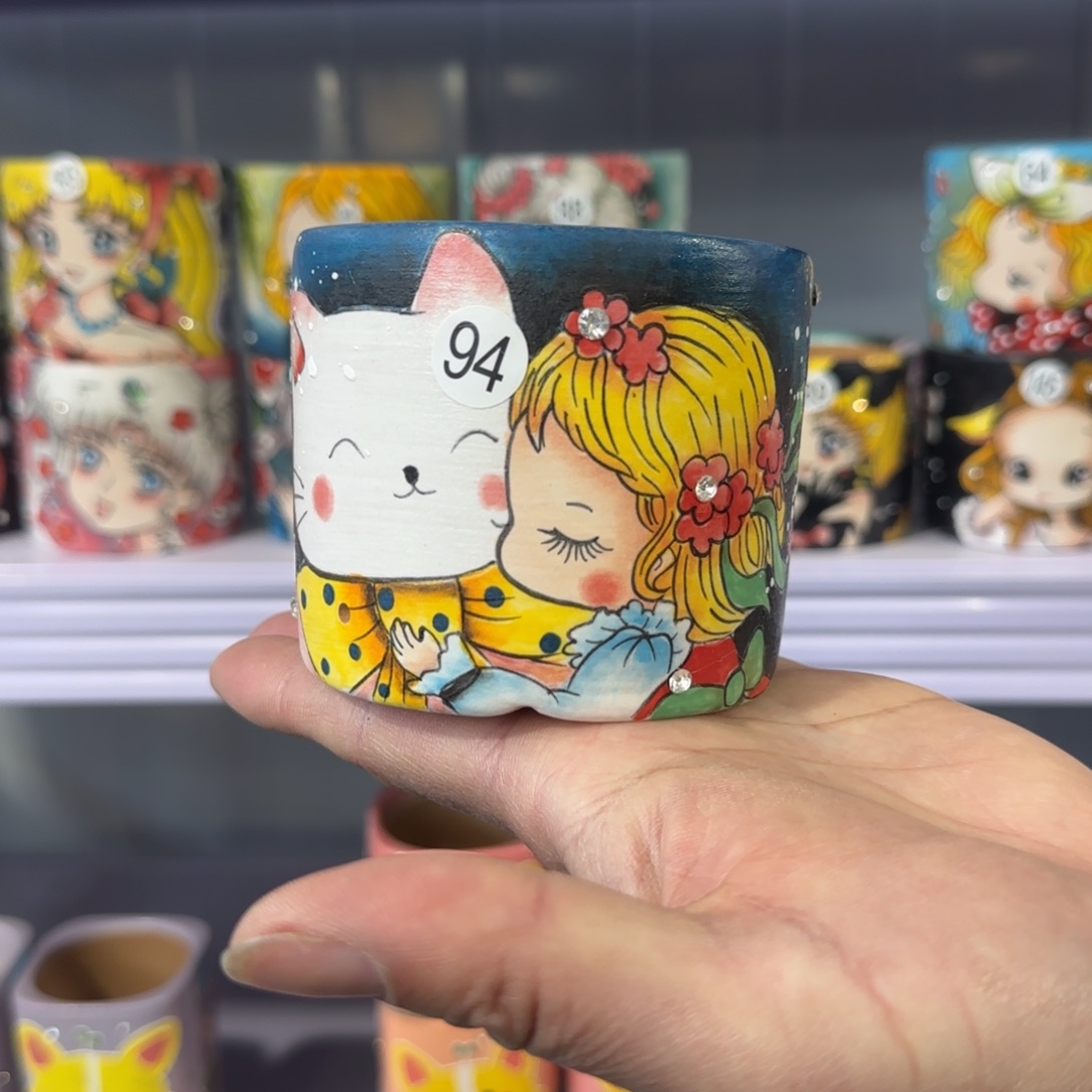 红陶田小姐多肉花盆