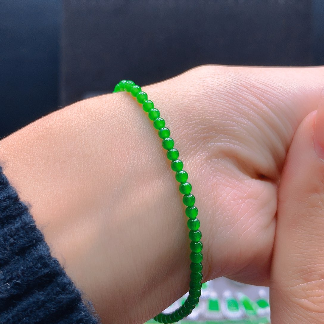 未镶嵌手链翡翠天然翡翠