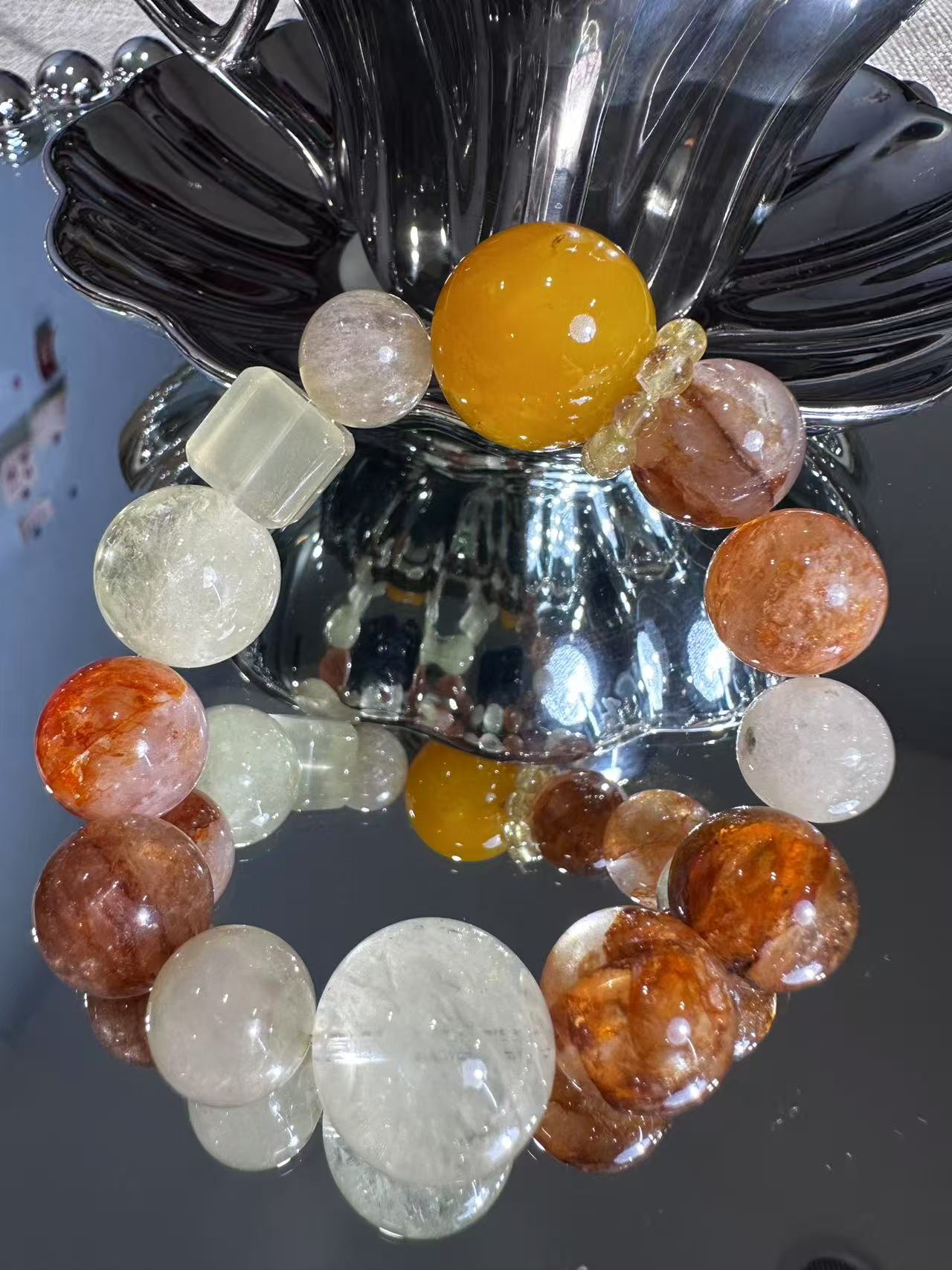 铜合金手链 紫泡泡 设计款女款 不退不换