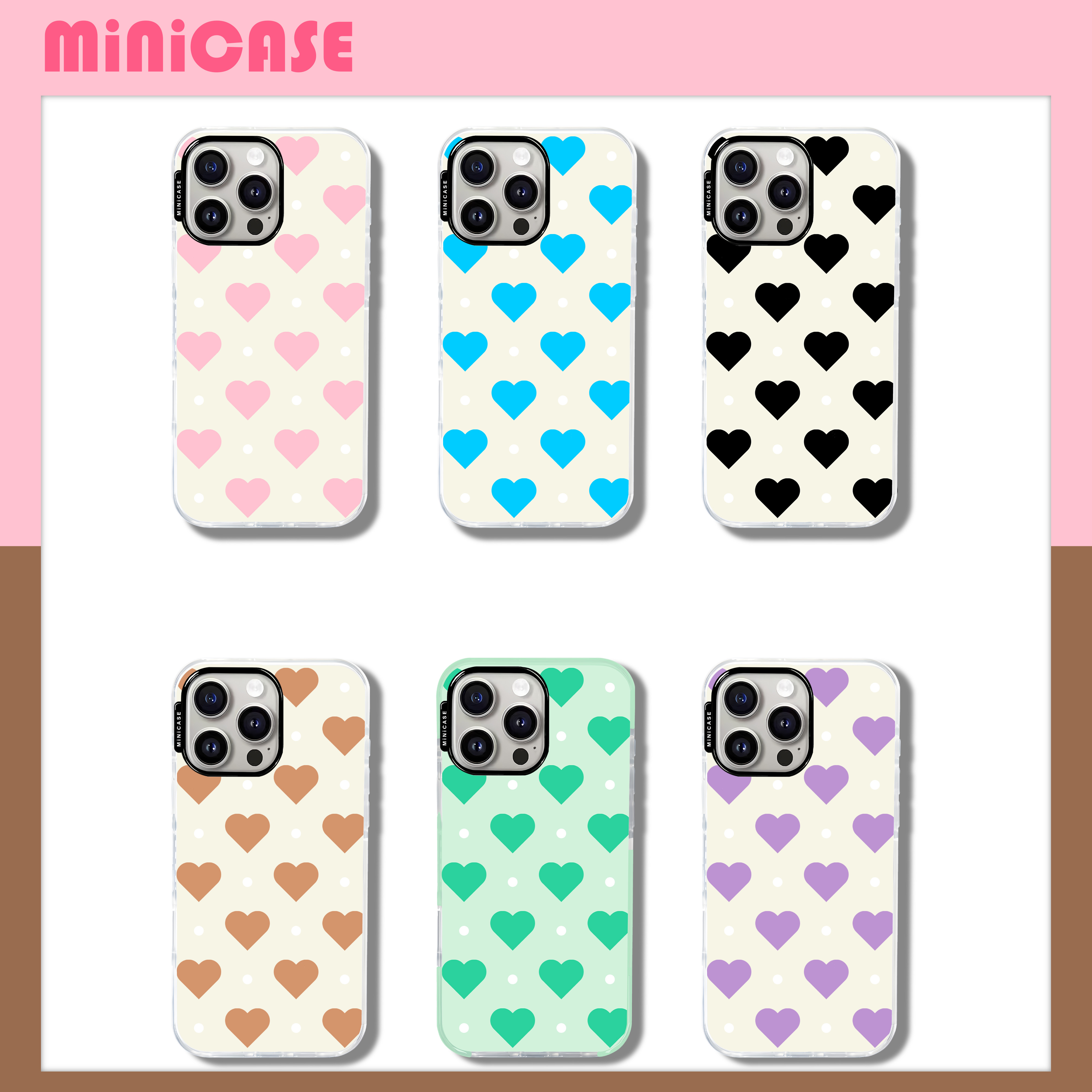 MiNiCASE | 怦然心动原创手机壳 适用苹果iphone16/15/14/13系列