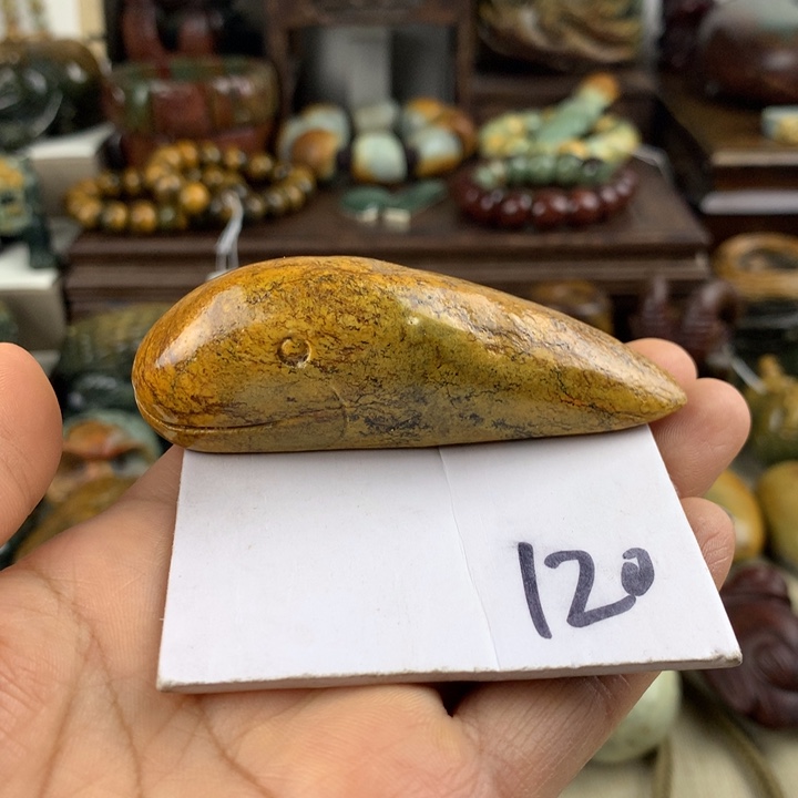 岫岩河磨玉（透闪石质玉）未镶嵌珠宝奇石