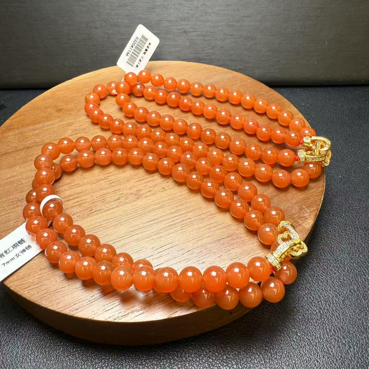 保山南红7mm女神链