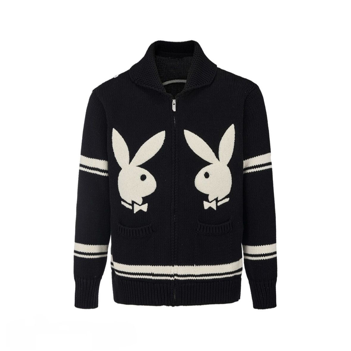 GOODBRAND 2025FW基础logo粗针轻奢时尚开衫毛衣