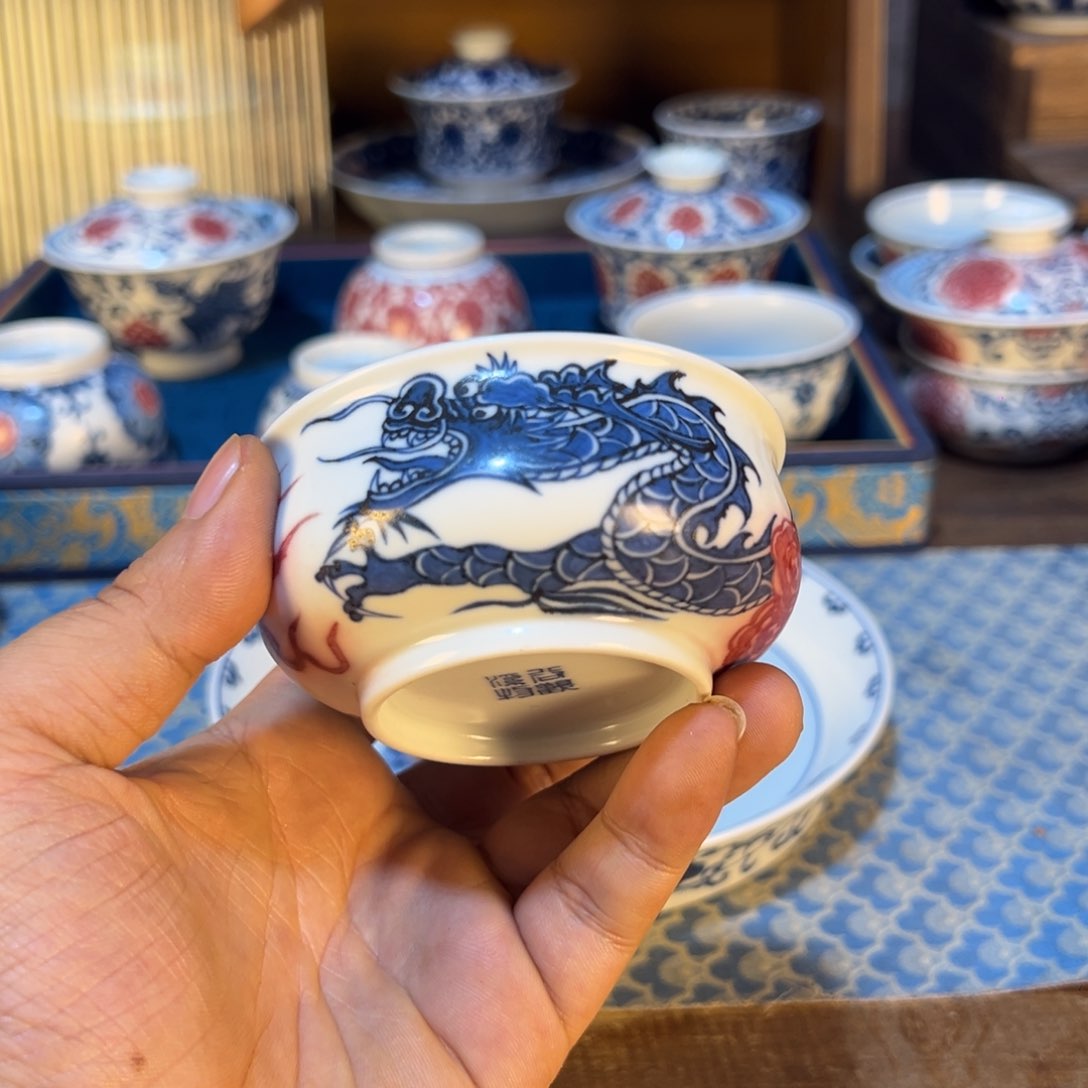 摆件景德镇茶器百宝箱