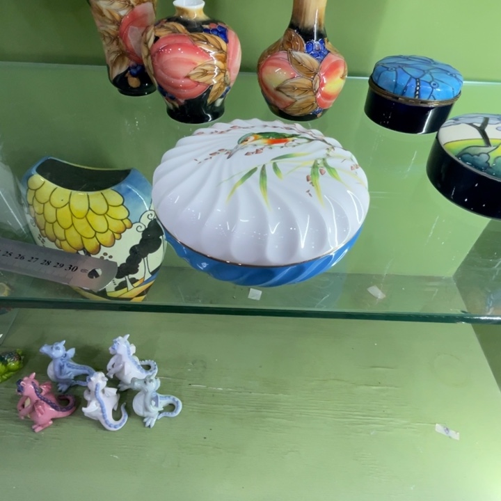 陶瓷18cm骨瓷盒子一个