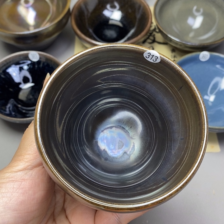 茶盏建窑建盏柴烧主人杯