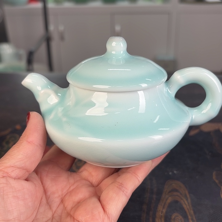 龙泉云间青瓷小米茶器