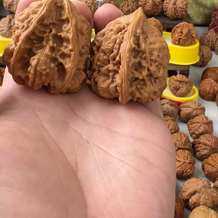 文玩核桃吊坠42全品无修官帽阴阳