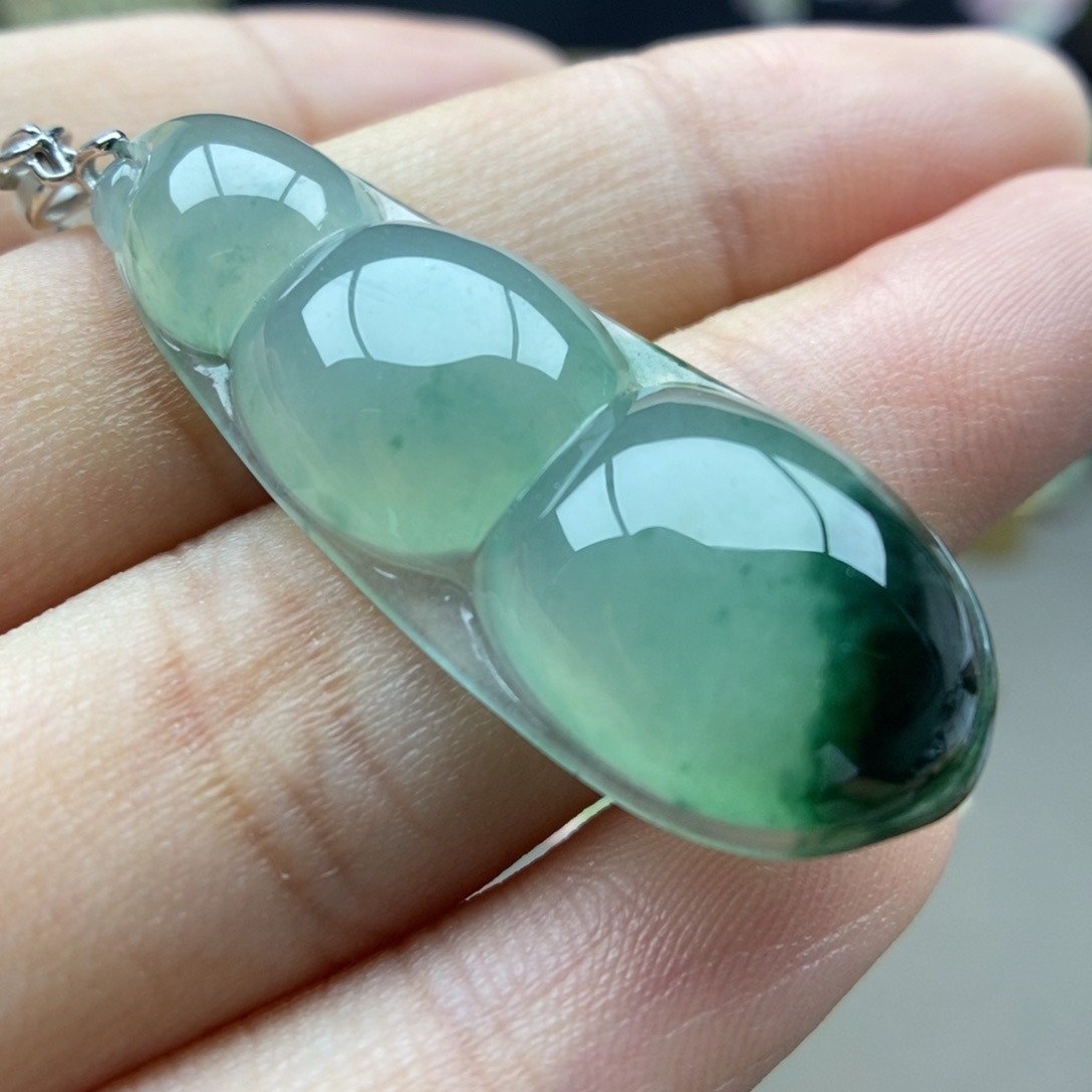 翡翠银S925镶嵌颈饰吊坠19