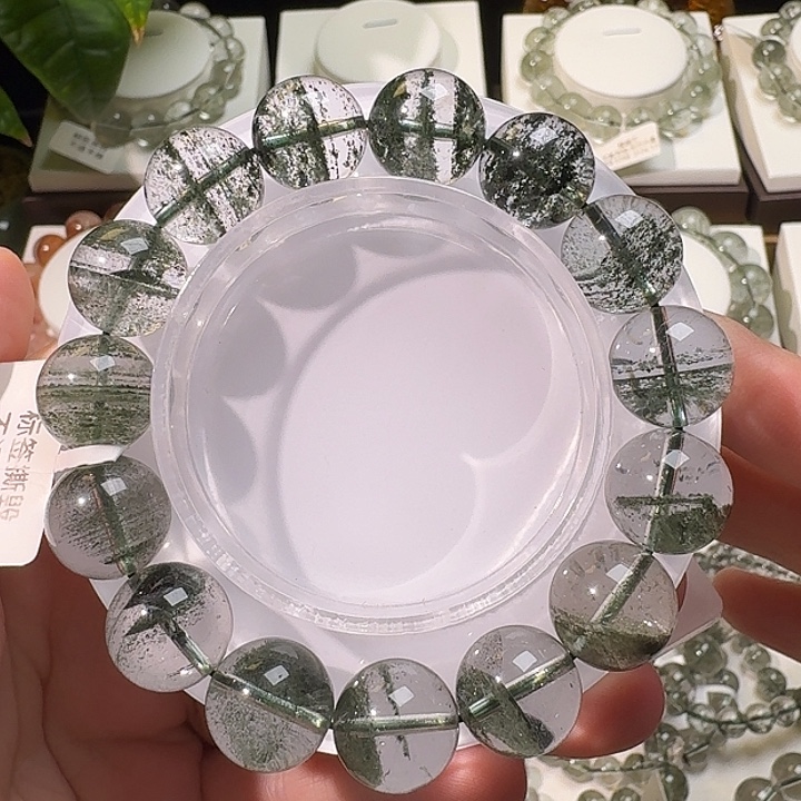 水晶未镶嵌手链绿幽灵
