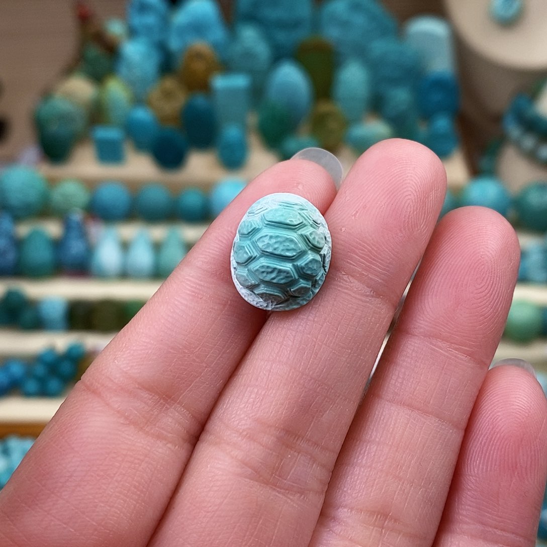 绿松石珠宝奇石未镶嵌